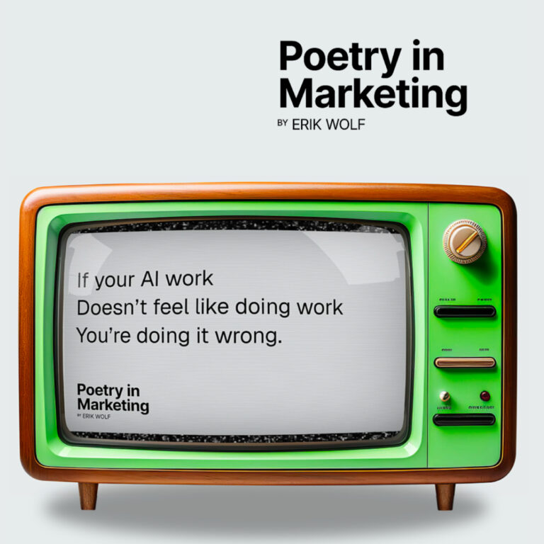 If your AI work / Doesn’t feel like doing work / You’re doing it wrong.